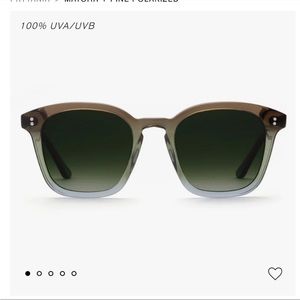 KREWE Priytania Matcha & Pine Polarized Sunglasses |NWT